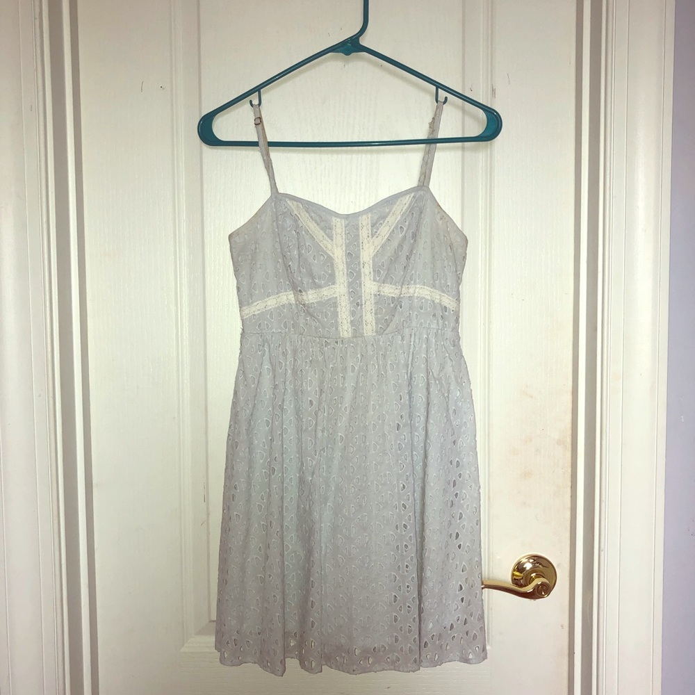 Light blue lace dress